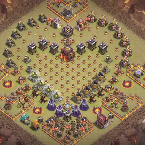 TH10 farming loot base layout #050