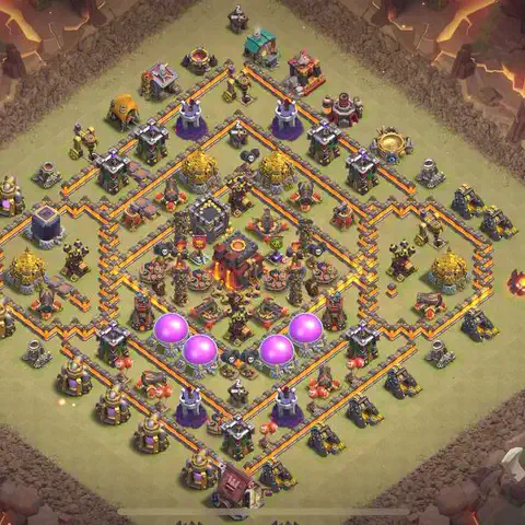 TH10 anti blimp war defense base layout #138