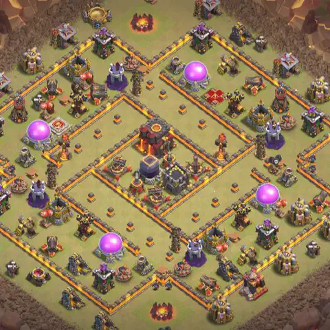 TH10 anti blimp war defense base layout #192