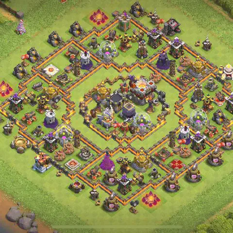 TH11 farming loot base layout #043