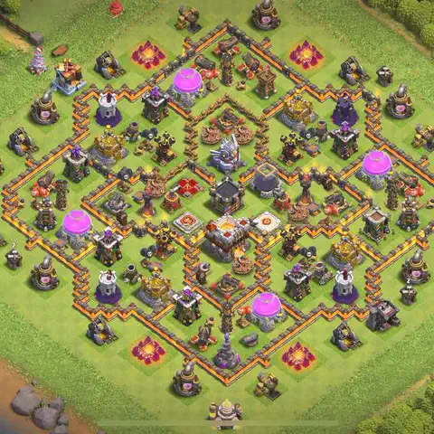 TH11 farming loot base layout #048