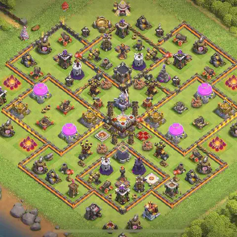 TH11 farming loot base layout #049