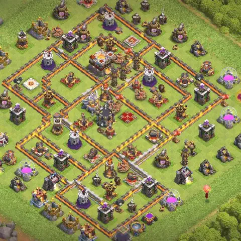 TH11 farming loot base layout #077