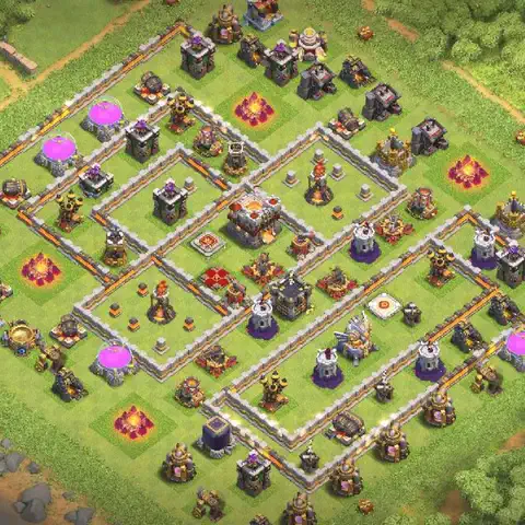 TH11 farming loot base layout #080