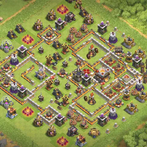 TH11 farming loot base layout #081