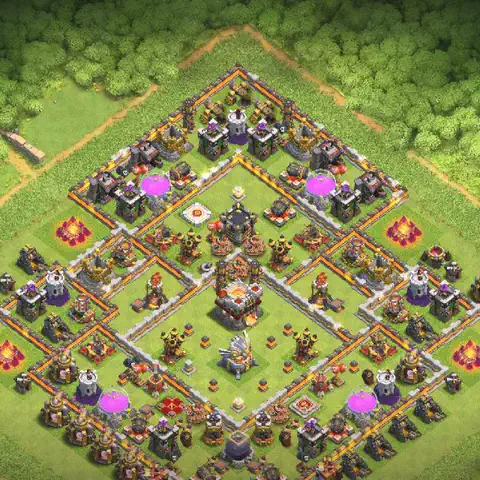 TH11 farming loot base layout #091