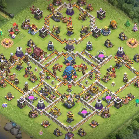 TH12 farming loot base layout #094