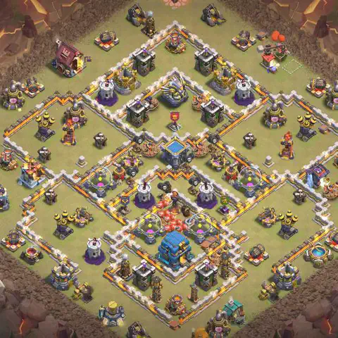 TH12 farming loot base layout #097