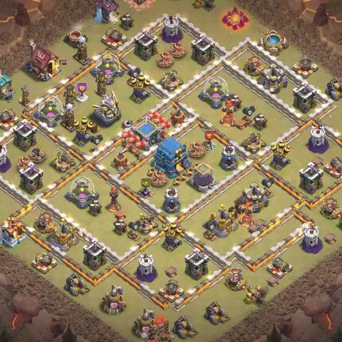 TH12 farming loot base layout #098