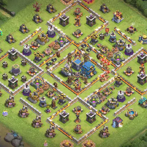TH12 farming loot base layout #100