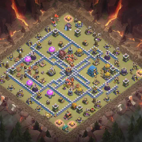TH12 farming loot base layout #142