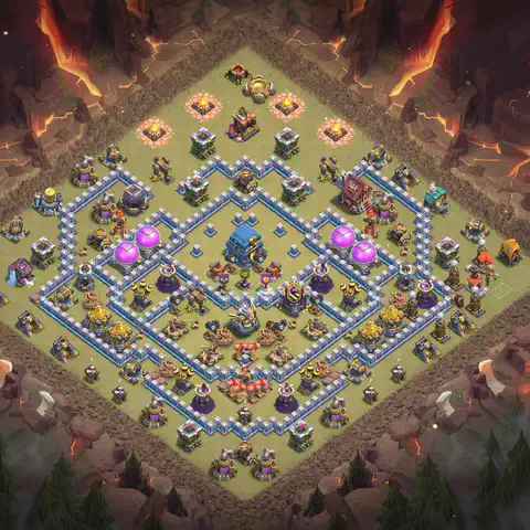 TH12 farming loot base layout #143