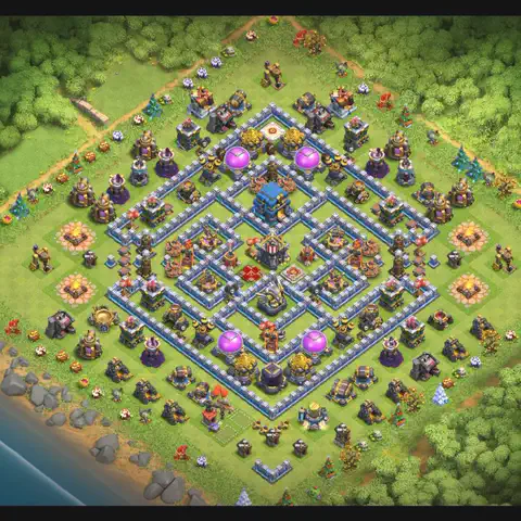 TH12 farming loot base layout #231