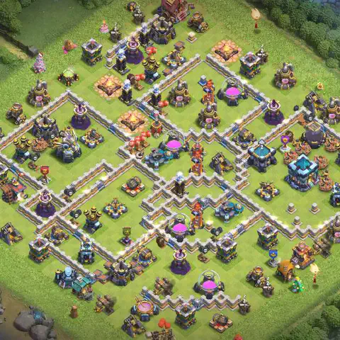 TH13 farming loot base layout #001