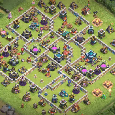 TH13 farming loot base layout #002