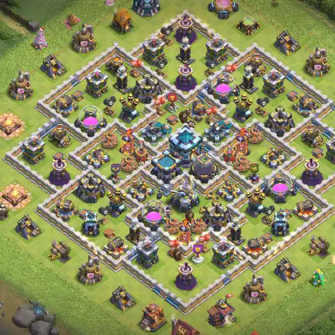 TH13 farming loot base layout #008