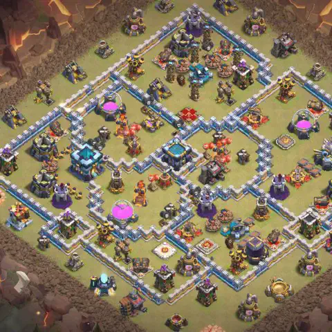 TH13 farming loot base layout #087