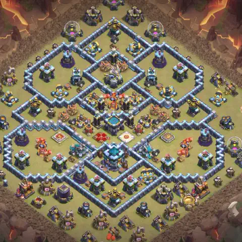 TH13 farming loot base layout #089