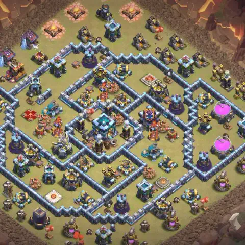 TH13 farming loot base layout #095