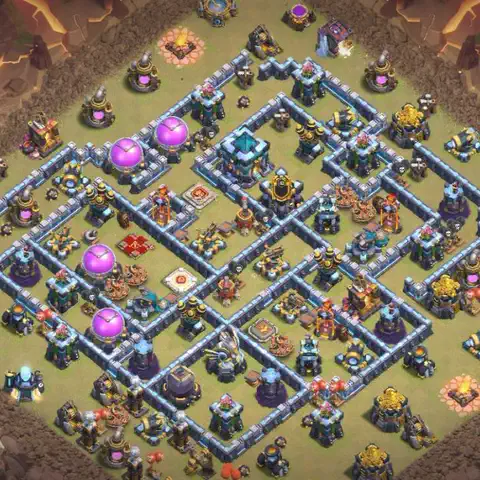 TH13 anti e-drag cwl war base layout #103