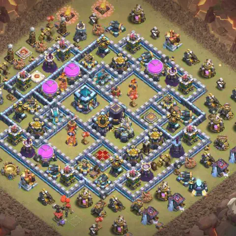TH13 anti e-drag cwl war base layout #109