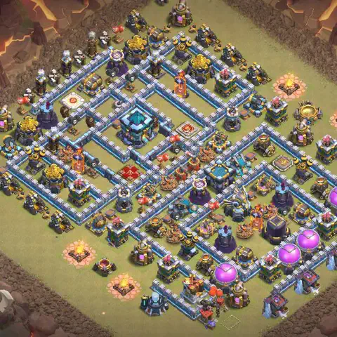 TH13 anti hydra cwl war base layout #112