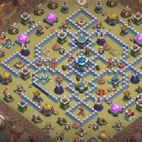 TH13 anti hydra cwl war base layout #115