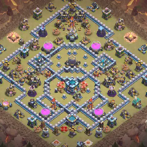 TH13 anti hydra war defense base layout #063