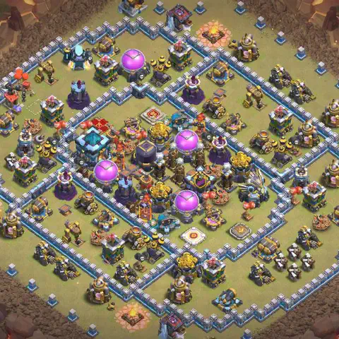 TH13 anti e-drag war defense base layout #114