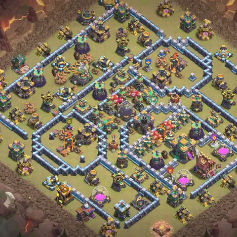 TH14 anti hydra anti 3-star war base layout #062