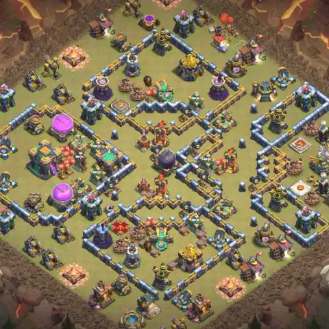TH14 anti e-drag cwl war base layout #007