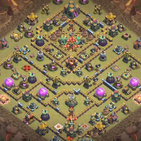 TH14 anti hydra cwl war base layout #010