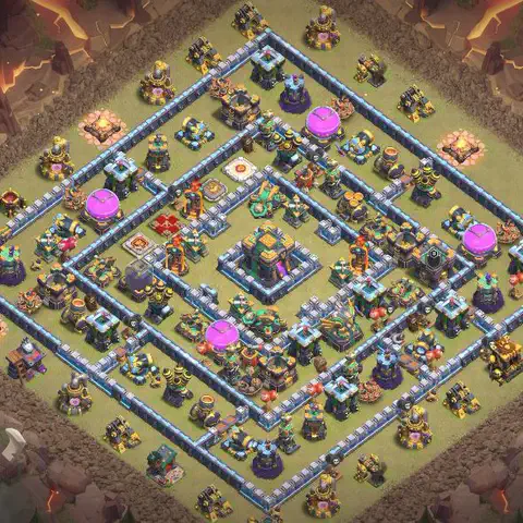 TH14 anti hydra cwl war base layout #049