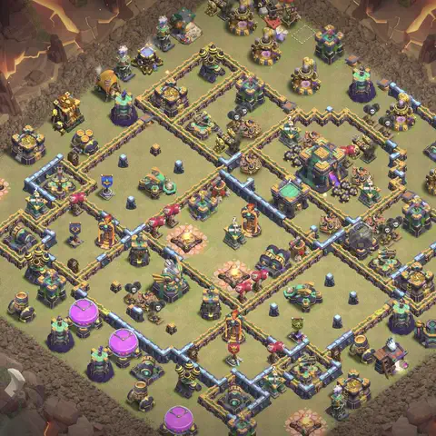 TH14 anti e-drag cwl war base layout #070