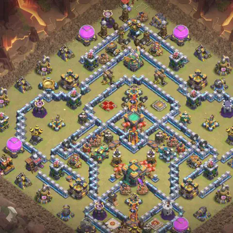 TH14 anti blimp war defense base layout #018