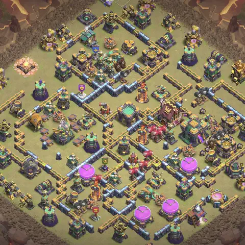 TH14 anti e-drag war defense base layout #072