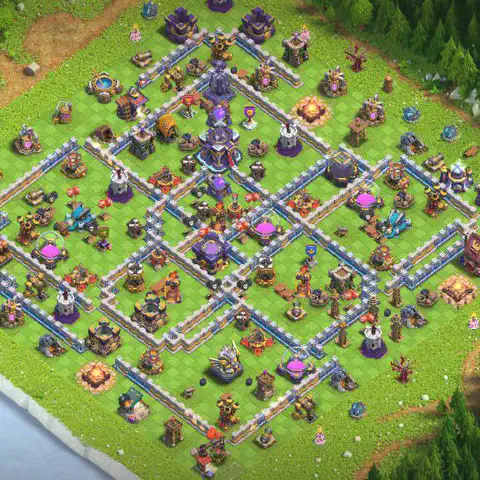 TH15 anti hydra anti 3-star war base layout #011
