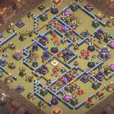 TH15 anti blimp anti 3-star war base layout #029