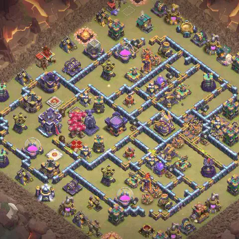 TH15 anti hydra cwl war base layout #043