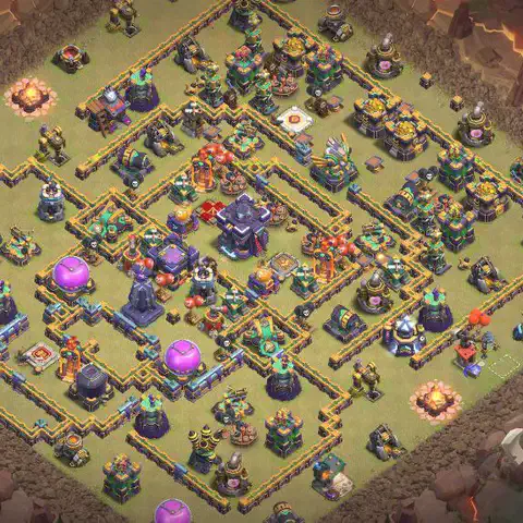 TH15 anti root rider cwl war base layout #073