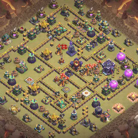 TH15 anti e-drag cwl war base layout #094