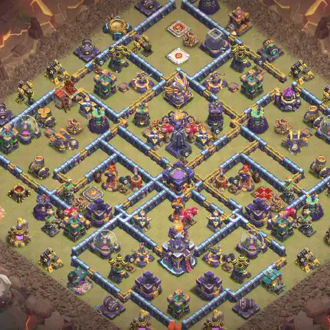 TH15 anti blimp war defense base layout #033