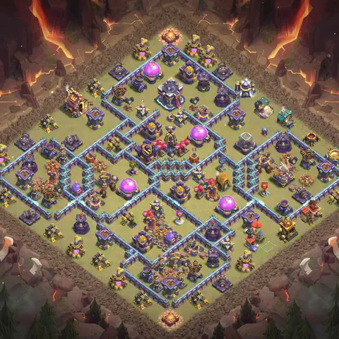 TH15 anti blimp war defense base layout #042