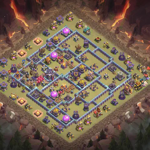 TH15 anti blimp war defense base layout #075
