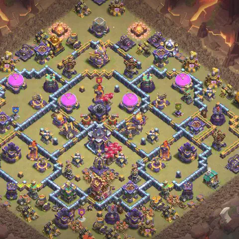 TH15 anti root rider war defense base layout #099