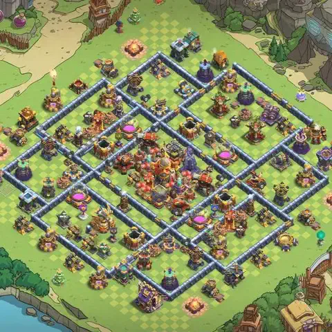 TH16 farming loot base layout #055