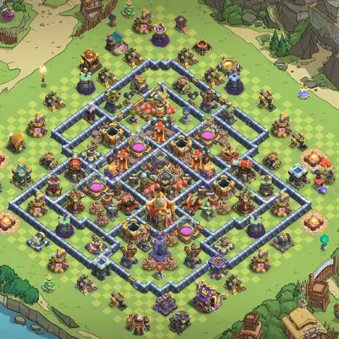 TH16 farming loot base layout #056