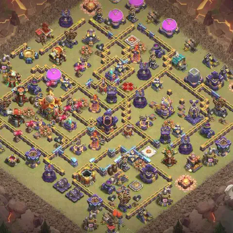 TH16 anti hydra anti 3-star war base layout #068