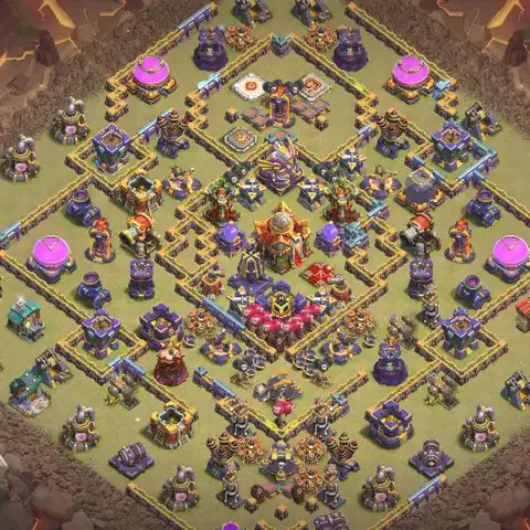 TH16 anti hydra cwl war base layout #049