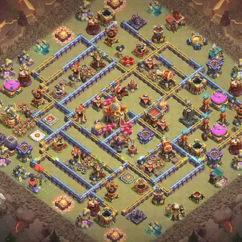 TH16 anti hydra cwl war base layout #085